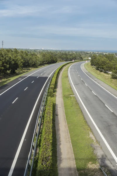 Leere Autobahn — Stockfoto