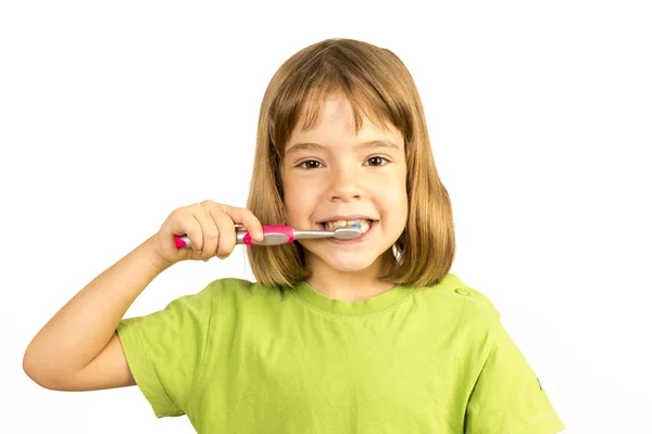 Сохраняя свои зубы здоровыми — стоковое фото