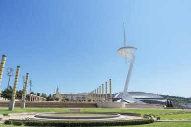Calatrava'nın telekomünikasyon Kulesi ve palau sant jordi