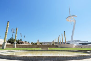 Calatrava'nın telekomünikasyon Kulesi ve palau sant jordi