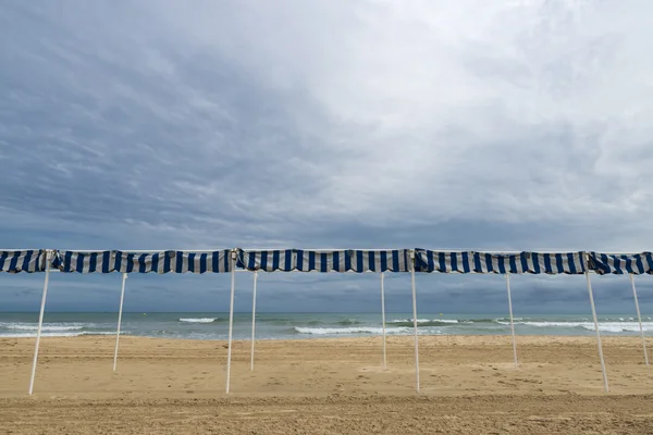 Empty beach in Costa Daurada — Stock Photo, Image