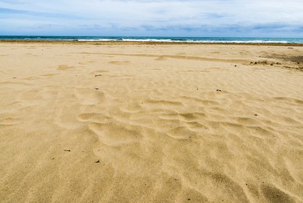 Empty beach in Costa Daurada — Stock Photo, Image