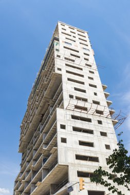 Bir gökdelenin inşaatı