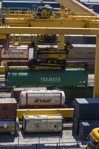 Container Terminal in Barcelona — Stock Photo, Image