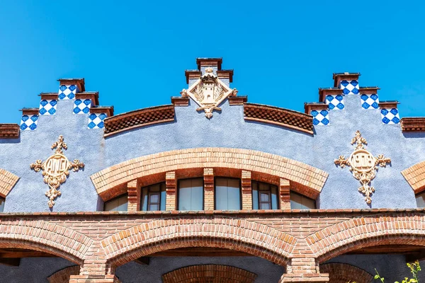 Fassade Des Alten Schlachthofs Von Tortosa Gebäude Des Katalanischen Modernismus — Stockfoto