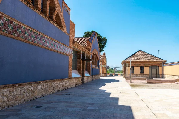 Old Slaughterhouse Tortosa Catalan Modernism Building Tortosa Tarragona Catalonia Spain — Stock Photo, Image