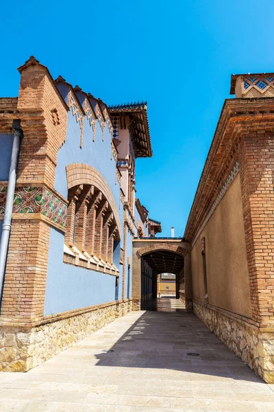 Antico Mattatoio Tortosa Edificio Modernista Catalano Tortosa Tarragona Catalogna Spagna — Foto Stock