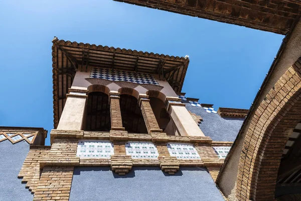 Turm Des Alten Schlachthofes Von Tortosa Gebäude Des Katalanischen Modernismus — Stockfoto