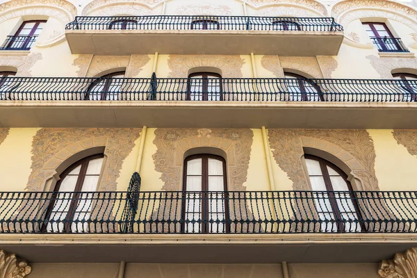 Casa Grego Pilar Fontanet Cephesi Tortosa Tarragona Katalonya Spanya Daki — Stok fotoğraf