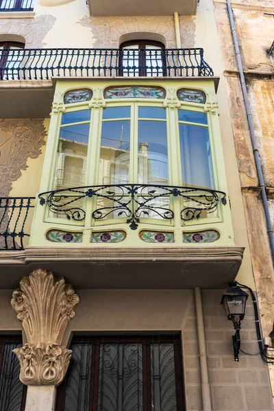 Fassade Der Casa Grego Oder Pilar Fontanet Katalanischer Modernismus Tortosa — Stockfoto