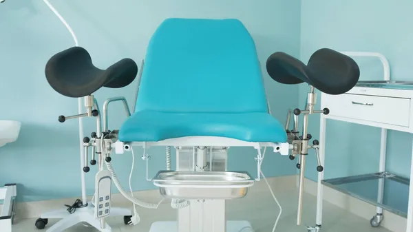 Modern gynecological chair. camera shift right — Stock Photo, Image