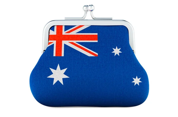 Australian Flag Budget Investment Financial Banking Concept Australia Rendering Isolated — Stock Photo, Image