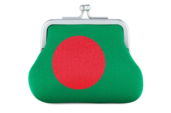 孟加拉国国旗 孟加拉国的预算 投资或金融 银行概念 在白色背景上孤立的3D渲染 — 图库照片