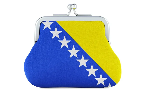 Bandiera Bosniaca Bilancio Investimenti Finanziario Concetto Bancario Bosnia Erzegovina Rendering — Foto Stock