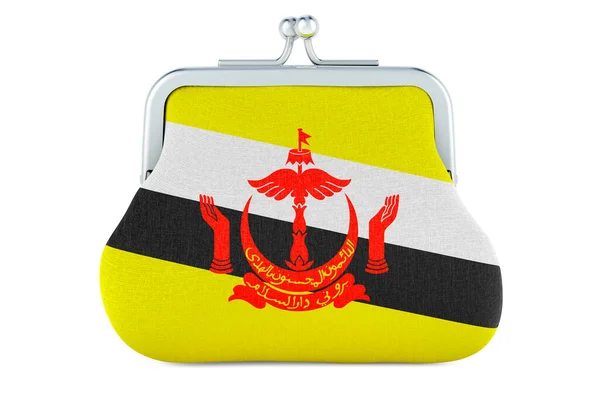 Bruneian Flag Budget Investment Financial Banking Concept Brunei Rendering Isolated — Stock Photo, Image