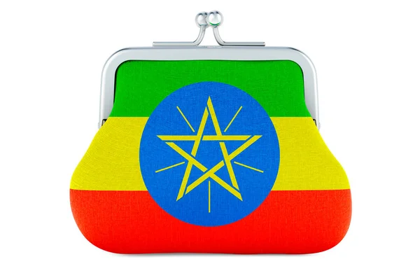 Αιθιοπική Σημαία Προϋπολογισμός Επενδύσεις Χρηματοοικονομική Τραπεζική Αντίληψη Στην Αιθιοπία Απόδοση — Φωτογραφία Αρχείου