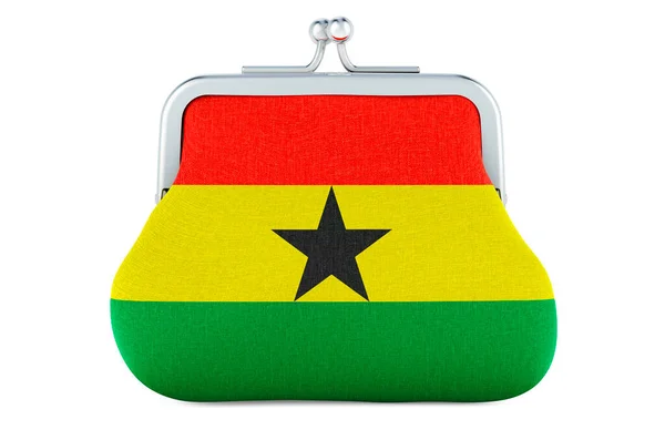Σημαία Της Γκάνας Προϋπολογισμός Επενδύσεις Χρηματοοικονομικές Τραπεζικές Έννοιες Στην Γκάνα — Φωτογραφία Αρχείου