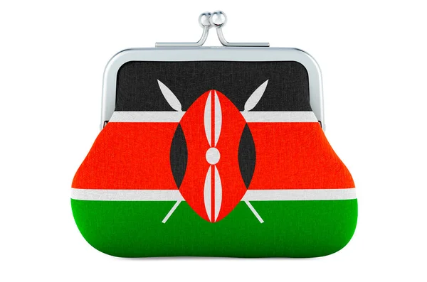 국기와 케냐의 백인들에게 렌더링 — 스톡 사진
