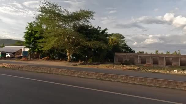 Arusha Tanzânia Janeiro 2022 Dirigir Pelas Ruas Cidade Arusha Dia — Vídeo de Stock