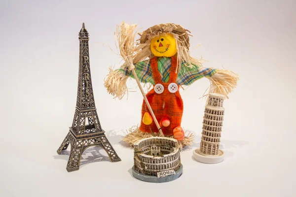 Scarecrow-tower-coliseum — Stock Photo, Image