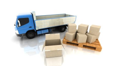 teslimat kamyonu kavramı