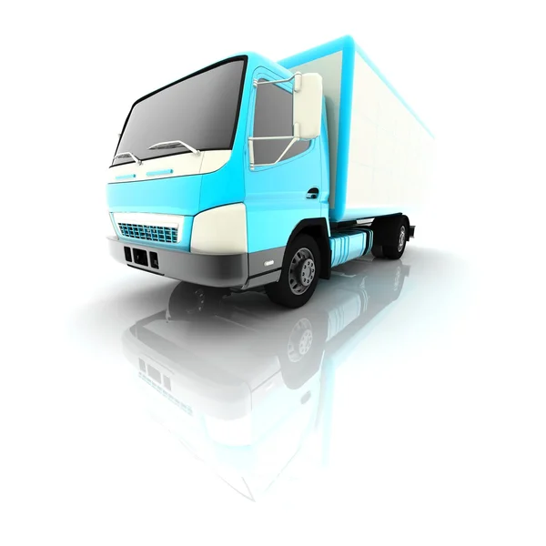 Szállítási teherautó koncepció — Stock Fotó