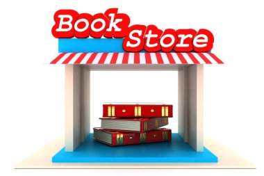 BOOKSTORE3d Resim Hazırlama.