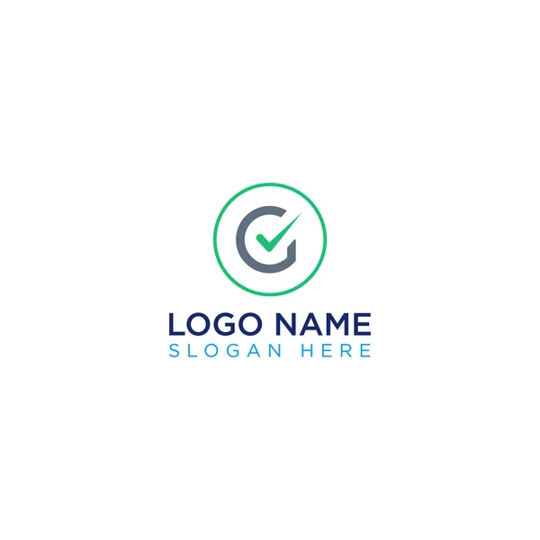Modelo Vetor Design Logotipo Carta Crescimento Negócios Fácil Editar — Vetor de Stock