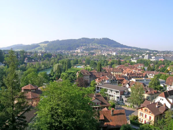 Lakott területen a Bern — Stock Fotó