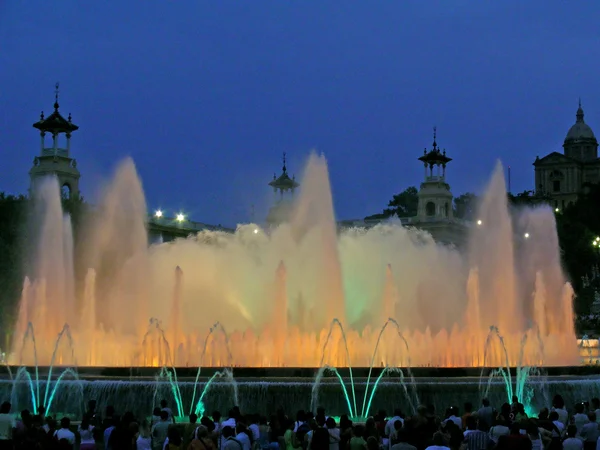 Light and music at Magic Fountain of Montjuïc