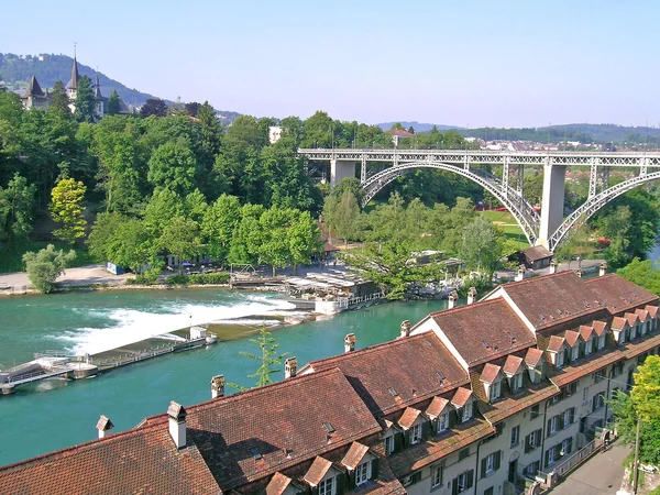 Flygfoto över Berne — Stockfoto