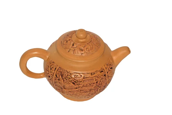 Clay teapot — Stock Photo, Image