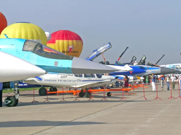 Aeroplani al MAKS Airshow — Foto Stock