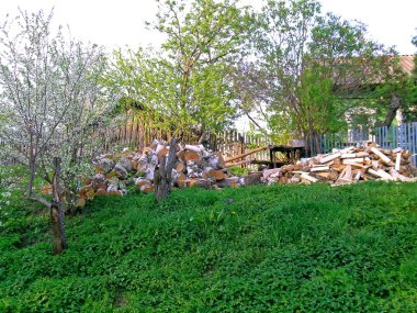 Köyde kış için hazırlık