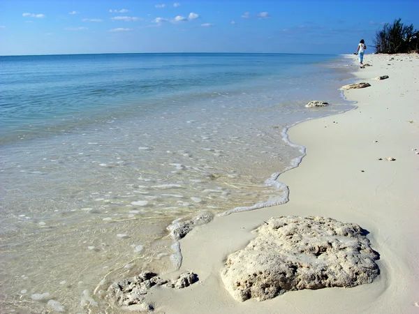 Along Our Lucaya Beach — Stock Photo, Image