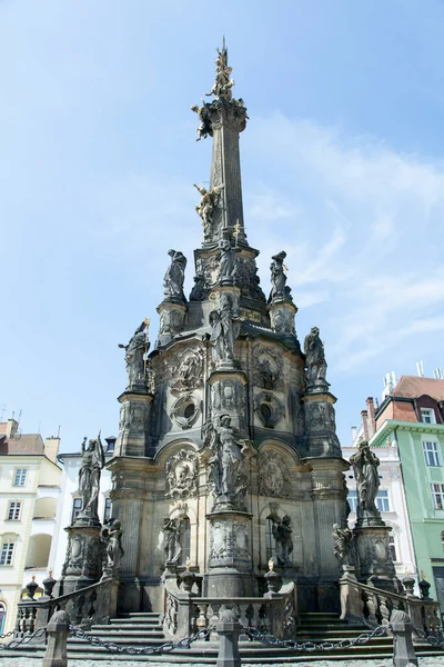 Historic 18Th Century Holy Trinity Column Built Olomouc Town Main Royalty Free Stock Images