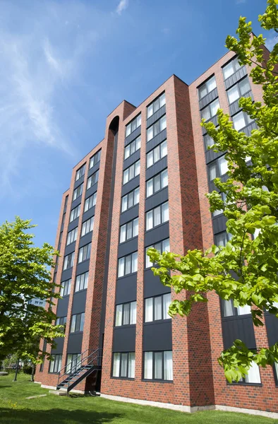 Summer View Modern Brick Built Residential Building Sydney Town Nova — Stock Photo, Image