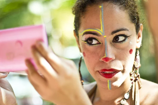 Desfile de rua brasileiro — Fotografia de Stock