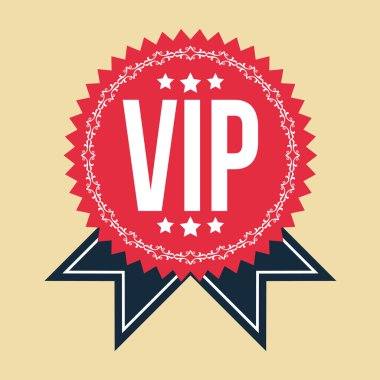 VIP klasik vintage rozeti