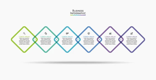 Presentatie Business Infographic Template — Stockvector