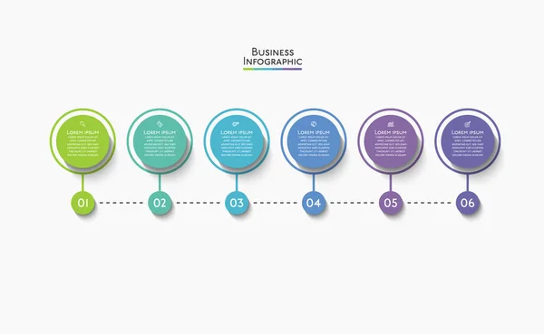 Presentatie Business Infographic Template — Stockvector