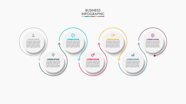 Presentation business infographic template 