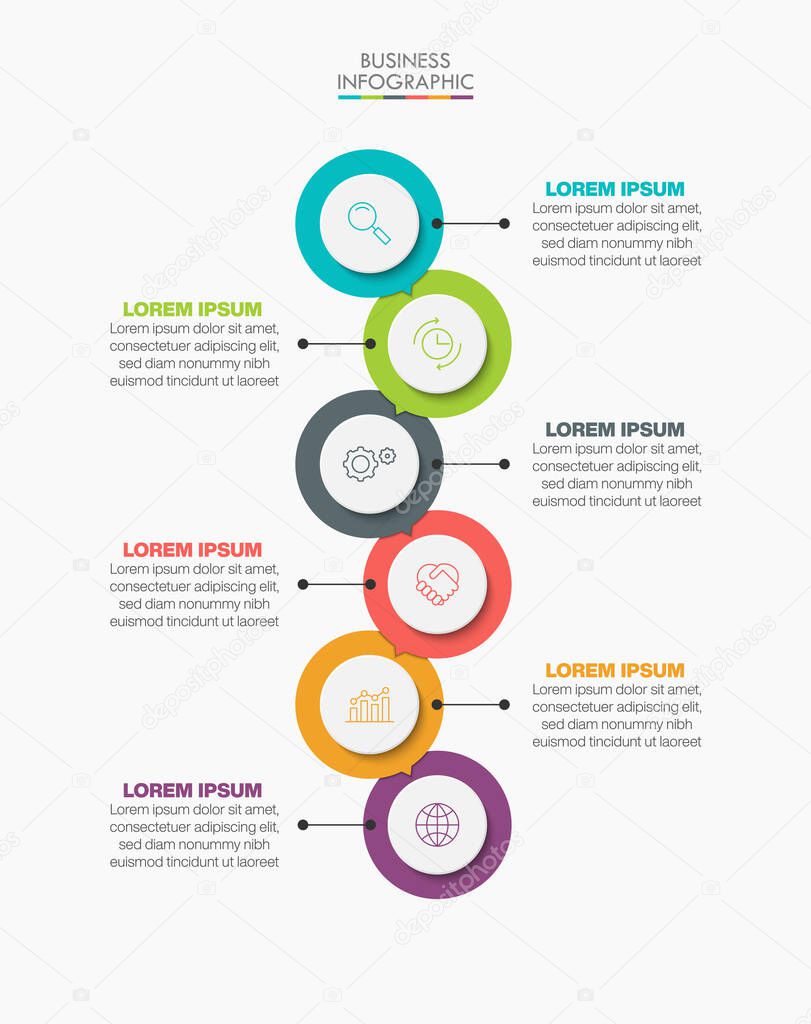 Presentation business infographic template 