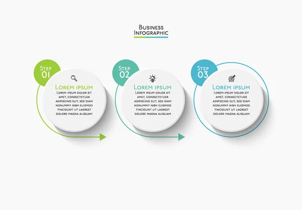 Presentatie Business Infographic Template — Stockvector