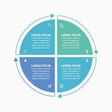 Sunum İş Çemberi bilgi şablonu 