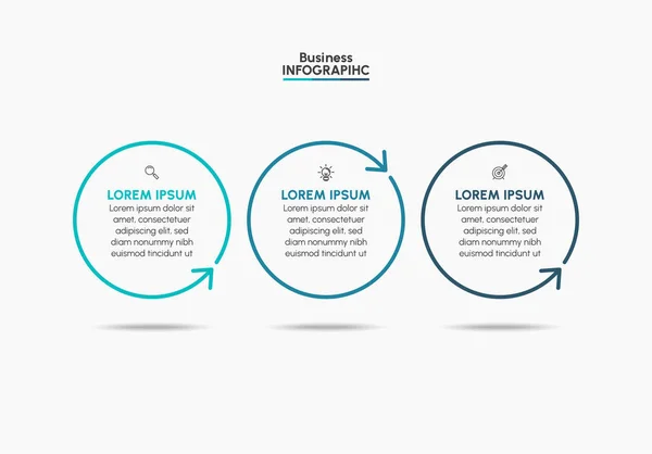 Presentatie Business Infographic Template — Stockvector