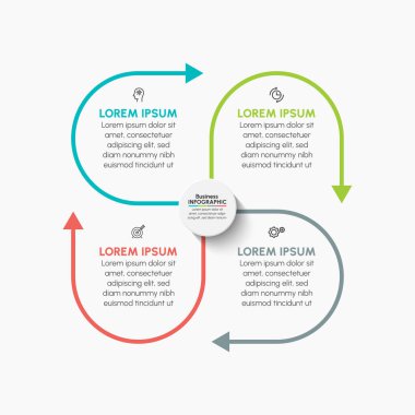 Sunum İş Çemberi bilgi şablonu 