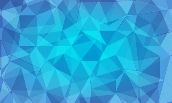 mavi soyut çokgenin vektör arka plan 