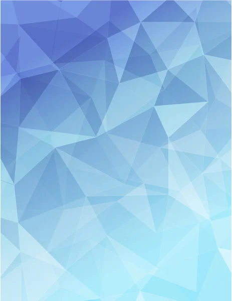 Blauwe veelhoek geometrische abstractbackground — Stockvector