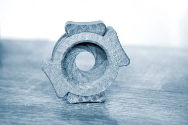 Polyamide tozu veya termoplastik yazıcıdan 3D yazıcıya yazdırılan nesne